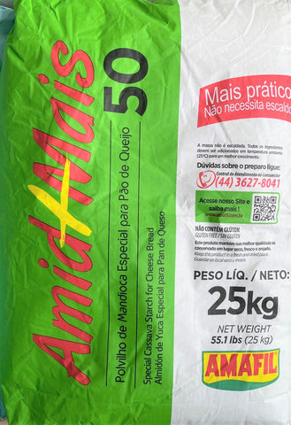 AMID+MAIS 50  - AMAFIL - 25 KG (Almidón de yuca sin gluten)